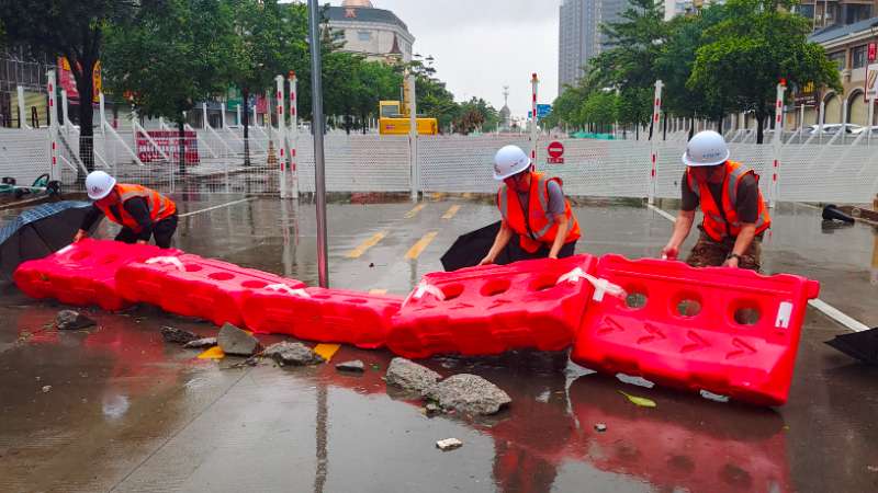 嚴(yán)陣以待抗臺風(fēng) 全力以赴保安全 | 珠海建工集團堅守防御超強臺風(fēng)“蘇拉”一線